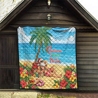 Hawaii Jolly Christmas Quilt Xmas Is Better At The Beach