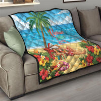 Hawaii Jolly Christmas Quilt Xmas Is Better At The Beach