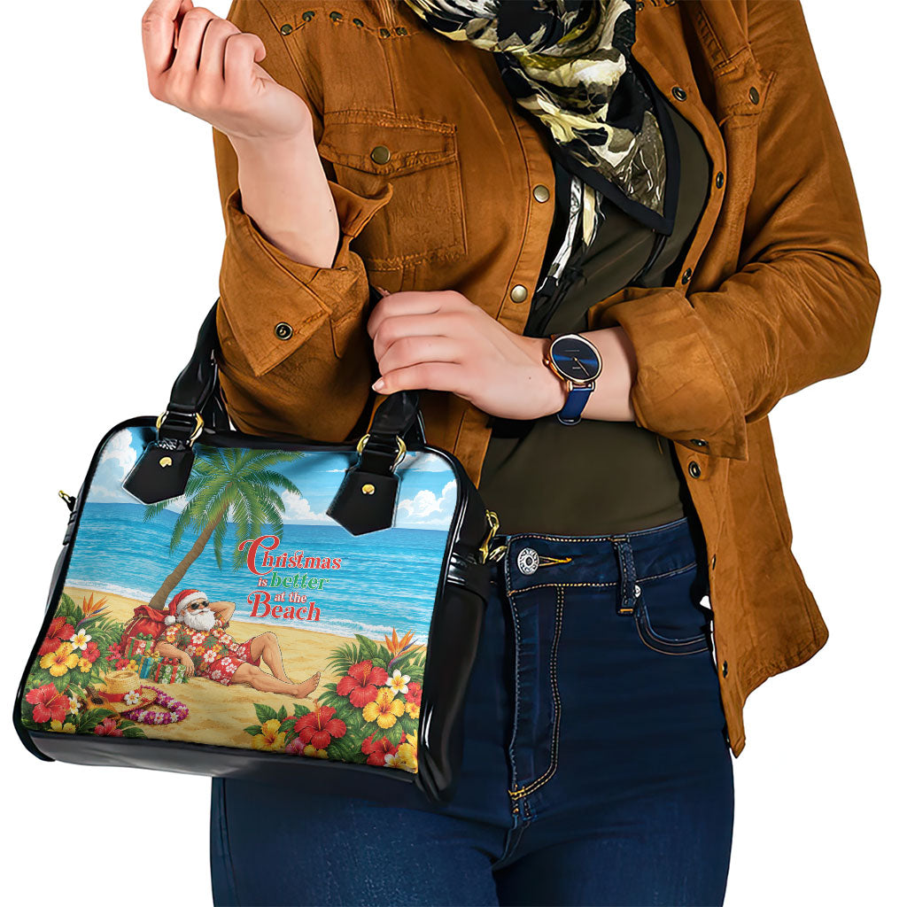 Hawaii Jolly Christmas Shoulder Handbag Xmas Is Better At The Beach