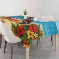 Hawaii Jolly Christmas Tablecloth Xmas Is Better At The Beach