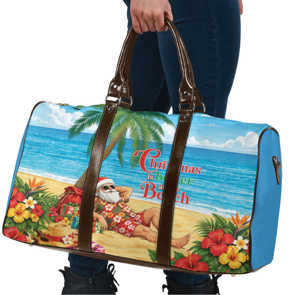 Hawaii Jolly Christmas Travel Bag Xmas Is Better At The Beach