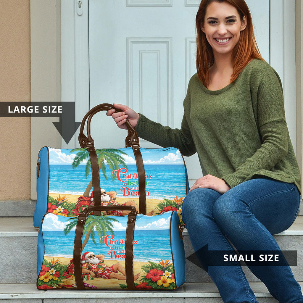 Hawaii Jolly Christmas Travel Bag Xmas Is Better At The Beach