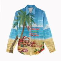 Hawaii Jolly Christmas Women Casual Shirt Xmas Is Better At The Beach LT05 - Polynesian Pride