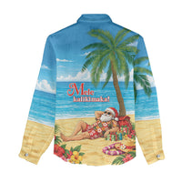 Hawaii Jolly Christmas Women Casual Shirt Xmas Is Better At The Beach LT05 - Polynesian Pride
