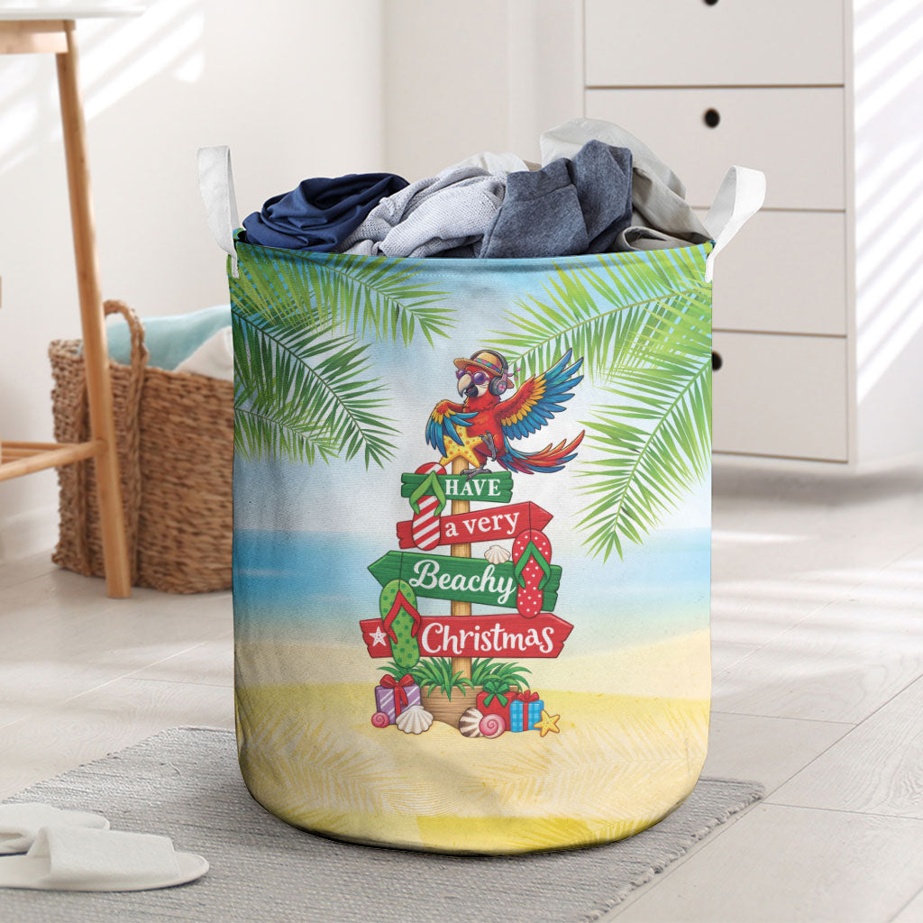 Hawaii Christmas Laundry Basket Have A Very Beachy Christmas