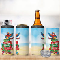 Hawaii Christmas 4 in 1 Can Cooler Tumbler Have A Very Beachy Christmas