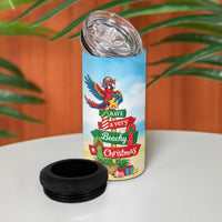 Hawaii Christmas 4 in 1 Can Cooler Tumbler Have A Very Beachy Christmas