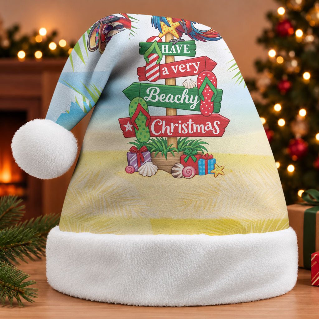 Hawaii Christmas Santa Hat Have A Very Beachy Christmas