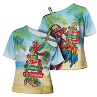 Hawaii Christmas Cross Shoulder Shirt Have A Very Beachy Christmas