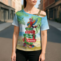Hawaii Christmas Cross Shoulder Shirt Have A Very Beachy Christmas