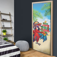 Hawaii Christmas Door Cover Have A Very Beachy Christmas