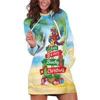 Hawaii Christmas Hoodie Dress Have A Very Beachy Christmas