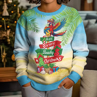 Hawaii Christmas Kid Ugly Christmas Sweater Have A Very Beachy Christmas LT05 - Polynesian Pride