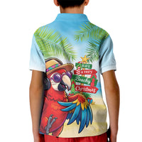 Hawaii Christmas Kid Polo Shirt Have A Very Beachy Christmas