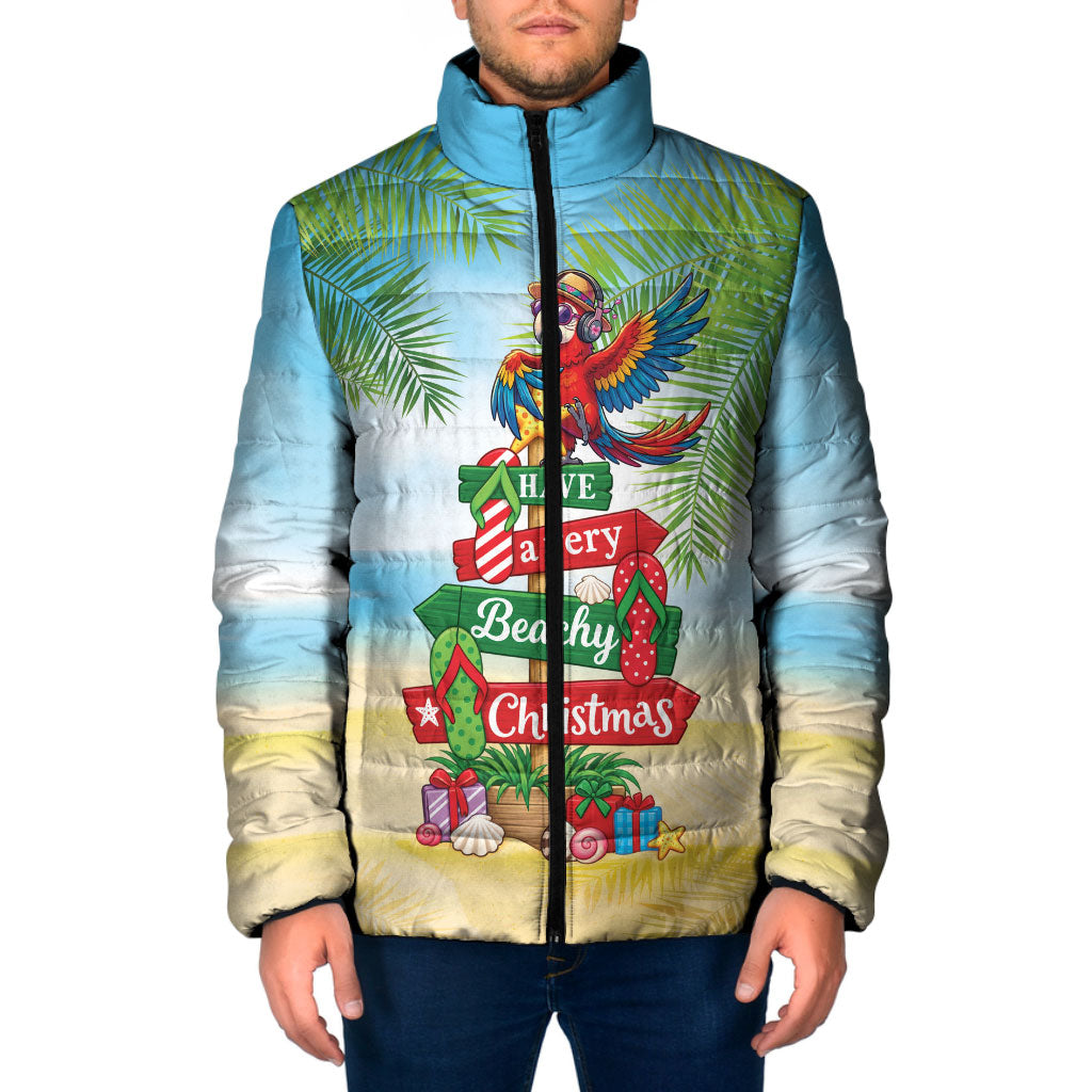 Hawaii Christmas Padded Jacket Have A Very Beachy Christmas