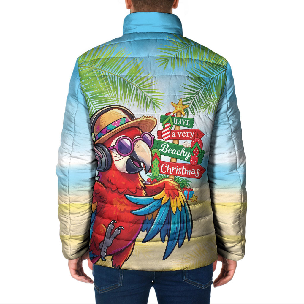 Hawaii Christmas Padded Jacket Have A Very Beachy Christmas