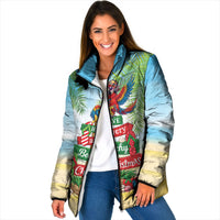 Hawaii Christmas Padded Jacket Have A Very Beachy Christmas