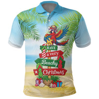 Hawaii Christmas Polo Shirt Have A Very Beachy Christmas