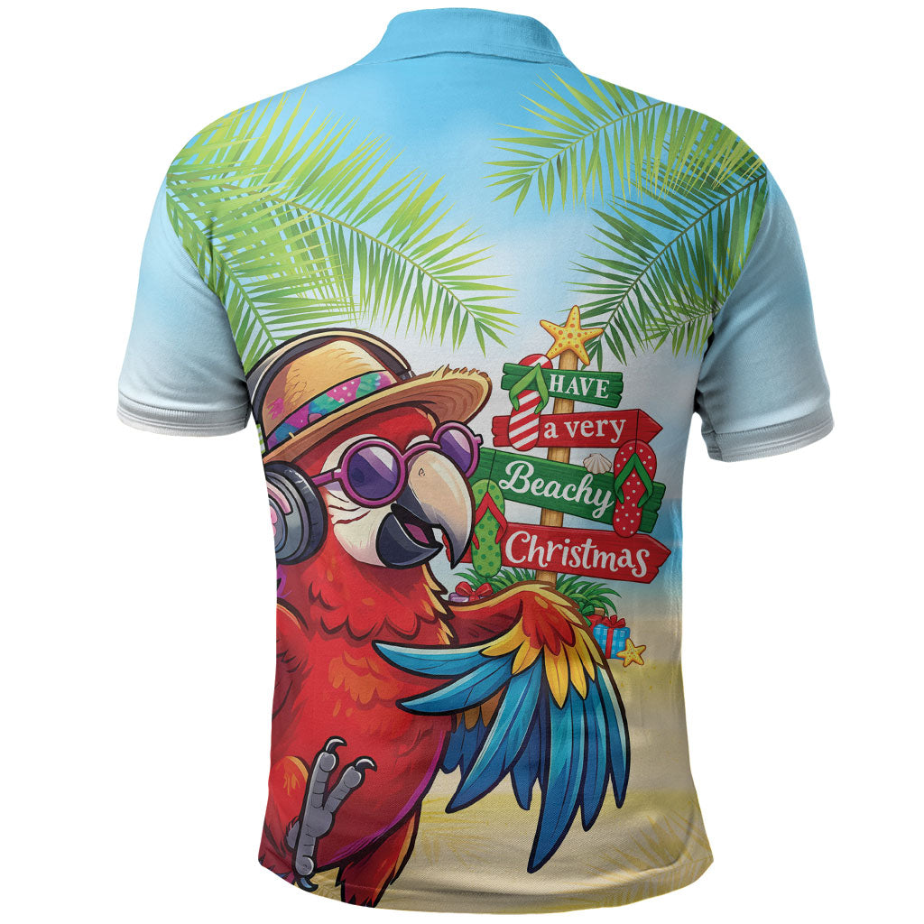 Hawaii Christmas Polo Shirt Have A Very Beachy Christmas