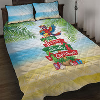 Hawaii Christmas Quilt Bed Set Have A Very Beachy Christmas