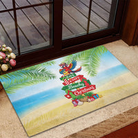 Hawaii Christmas Rubber Doormat Have A Very Beachy Christmas