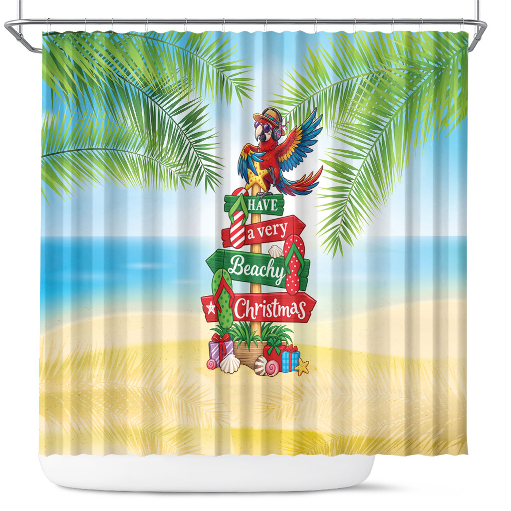 Hawaii Christmas Shower Curtain Have A Very Beachy Christmas