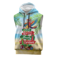 Hawaii Christmas Sleeveless Hoodie Have A Very Beachy Christmas