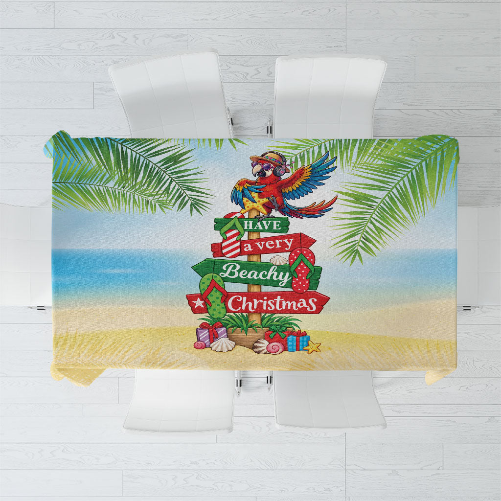 Hawaii Christmas Tablecloth Have A Very Beachy Christmas