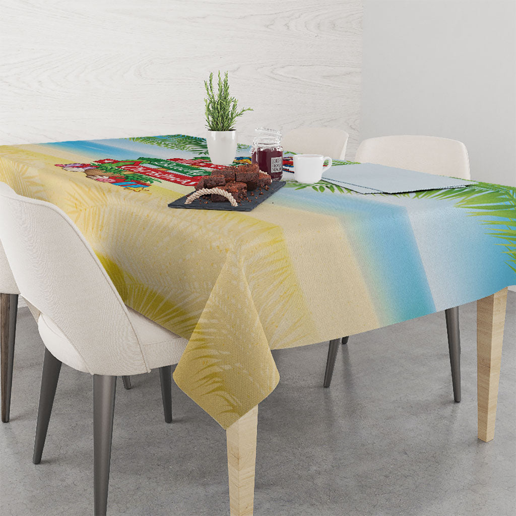 Hawaii Christmas Tablecloth Have A Very Beachy Christmas
