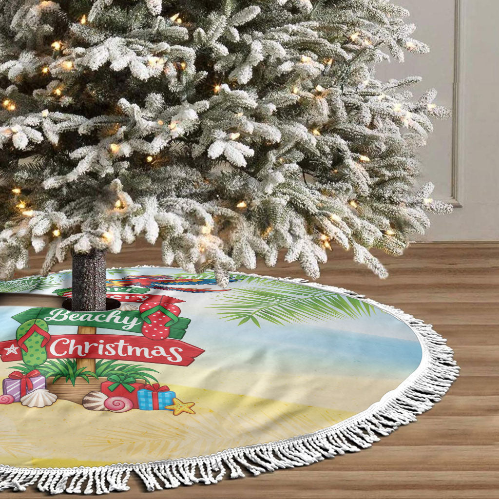 Hawaii Christmas Tree Skirt Have A Very Beachy Christmas