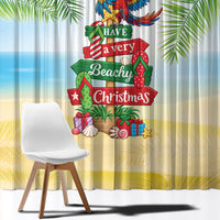 Hawaii Christmas Window Curtain Have A Very Beachy Christmas