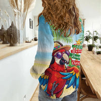 Hawaii Christmas Women Casual Shirt Have A Very Beachy Christmas