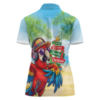 Hawaii Christmas Women Polo Shirt Have A Very Beachy Christmas