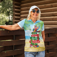 Hawaii Christmas Women Polo Shirt Have A Very Beachy Christmas