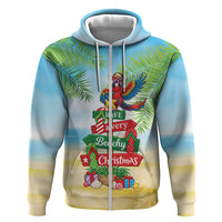 Hawaii Christmas Zip Hoodie Have A Very Beachy Christmas