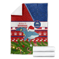 Samoa Christmas Blanket Santas Whale Manuia Le Kerisimasi LT05 - Polynesian Pride