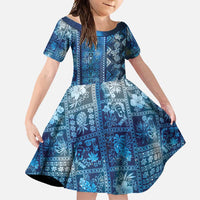 Hawaii Makahiki Turtle Family Matching Summer Maxi Dress and Hawaiian Shirt Galaxy Tapa Pattern - Polynesian Pride