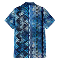 Hawaii Makahiki Turtle Family Matching Tank Maxi Dress and Hawaiian Shirt Galaxy Tapa Pattern LT05 - Polynesian Pride