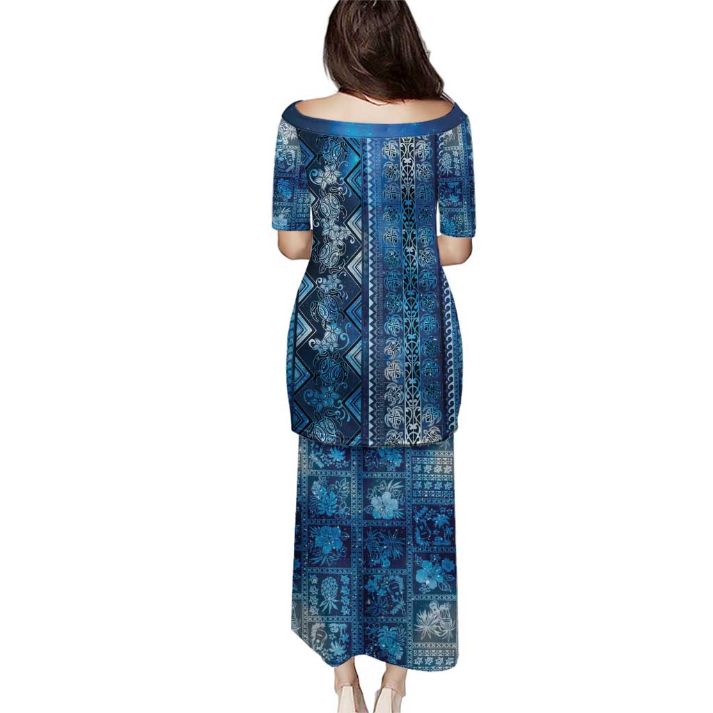 Hawaii Makahiki Turtle Puletasi Galaxy Tapa Pattern - Polynesian Pride