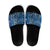 Hawaii Makahiki Turtle Slide Sandals Galaxy Tapa Pattern - Polynesian Pride
