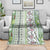 Hawaii Makahiki Turtle Blanket Green Tapa Pattern - Polynesian Pride