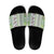 Hawaii Makahiki Turtle Slide Sandals Green Tapa Pattern - Polynesian Pride