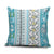 Hawaii Makahiki Turtle Pillow Cover Blue Tapa Pattern - Polynesian Pride