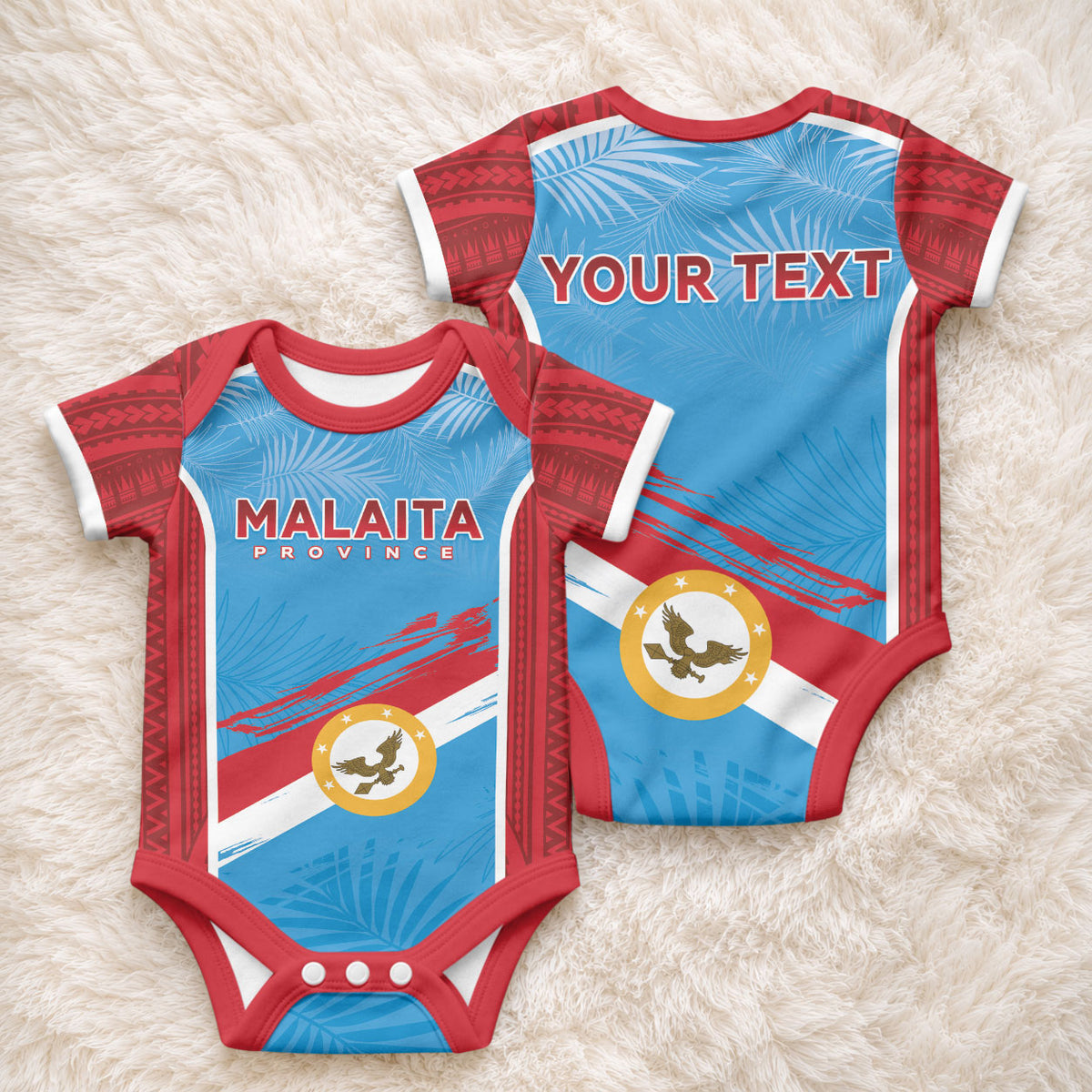 Personalised Malaita Province Day Baby Onesie Unique Style LT05 - Polynesian Pride