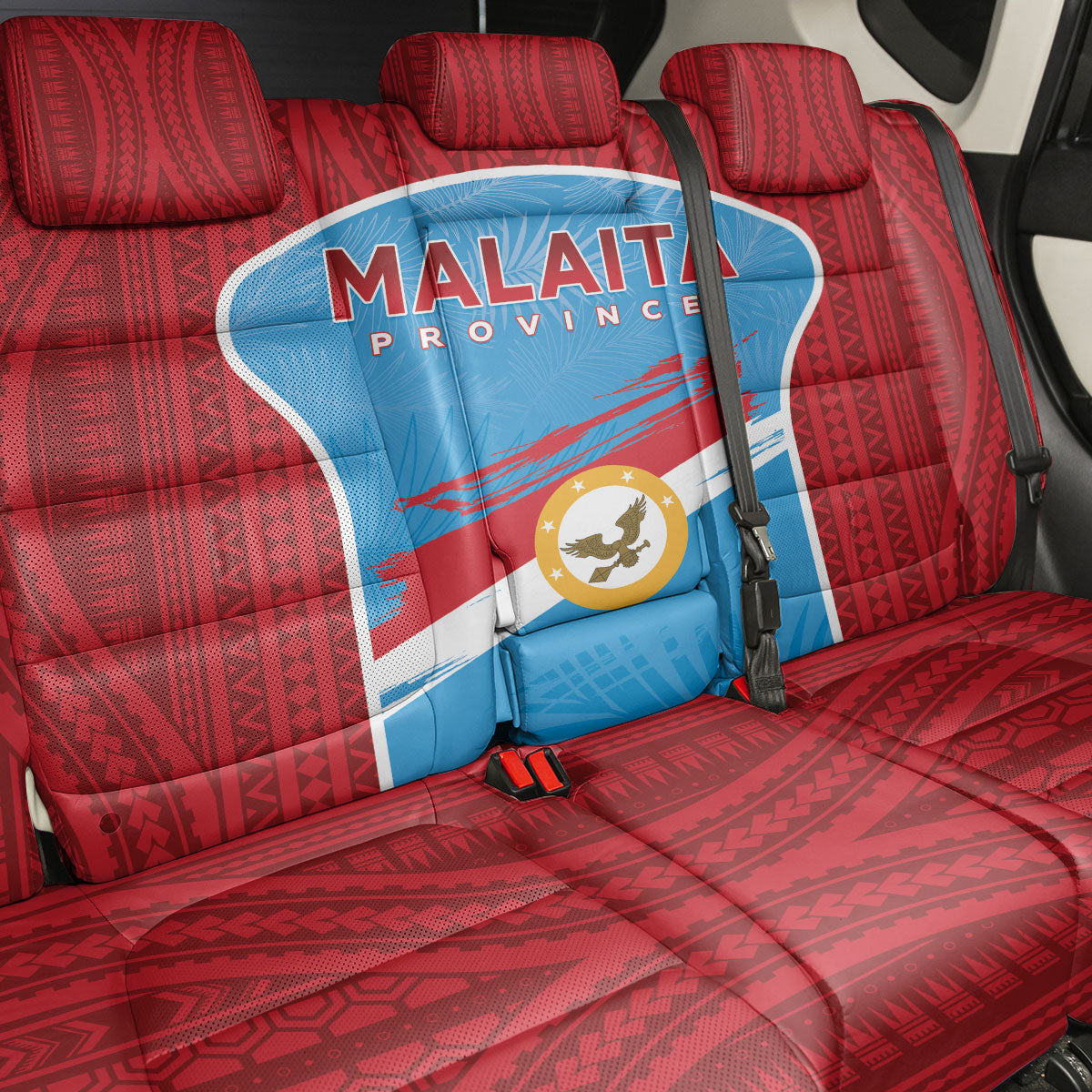 Malaita Province Day Back Car Seat Cover Unique Style LT05 - Polynesian Pride