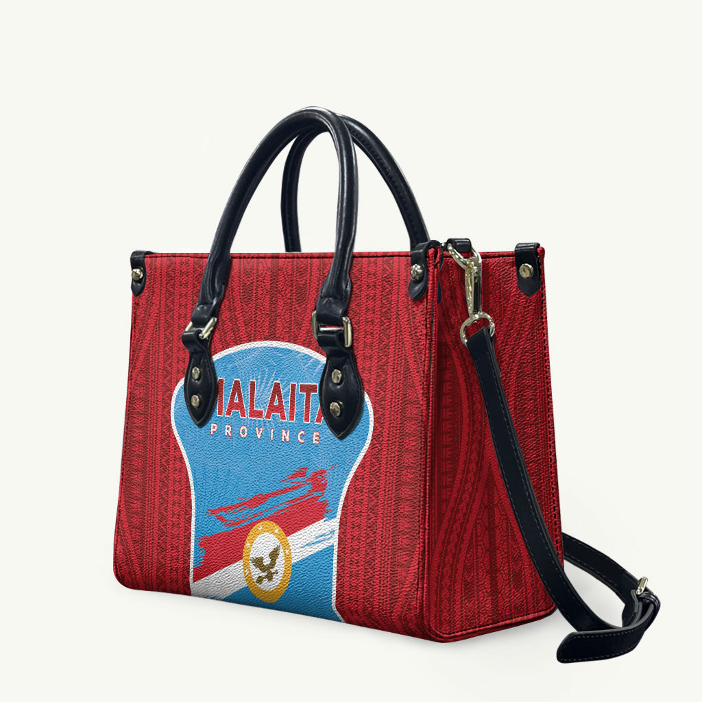 Malaita Province Day Leather Bag Unique Style LT05 Blue - Polynesian Pride