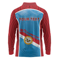 Personalised Malaita Province Day Long Sleeve Polo Shirt Unique Style LT05 - Polynesian Pride