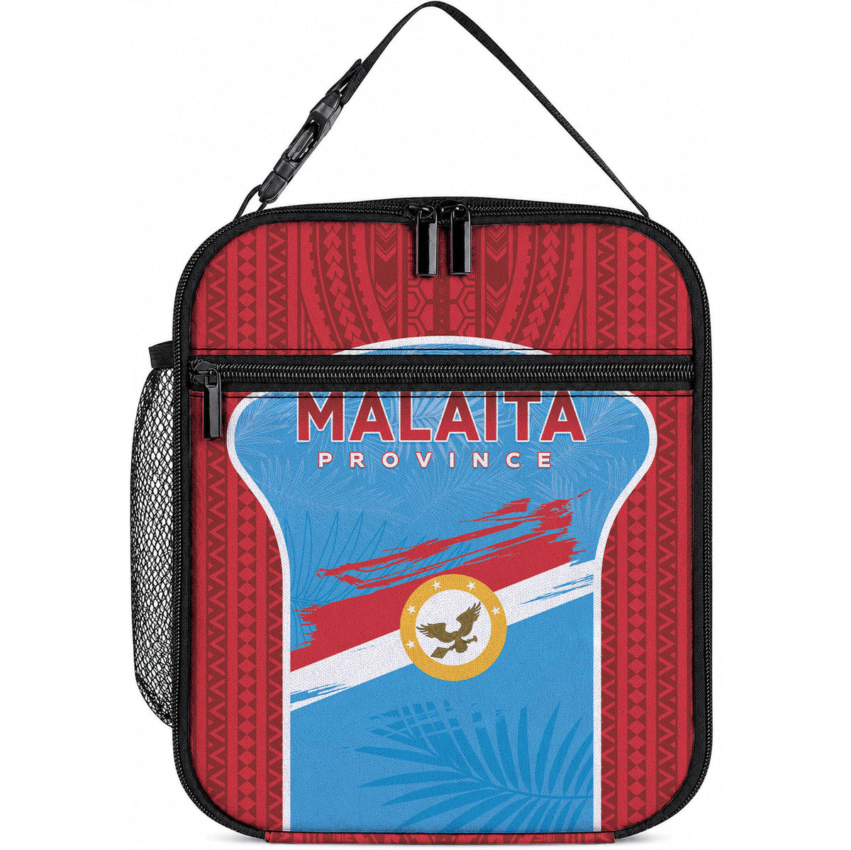 Malaita Province Day Lunch Bag Unique Style LT05 10.2 × 8.3 × 4.3 inch Blue - Polynesian Pride