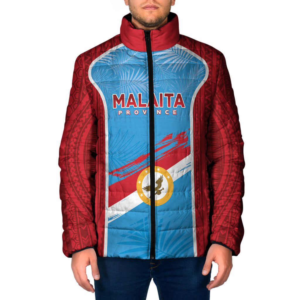 Personalised Malaita Province Day Padded Jacket Unique Style LT05 Men Blue - Polynesian Pride