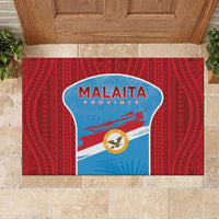 Malaita Province Day Rubber Doormat Unique Style LT05 Blue - Polynesian Pride